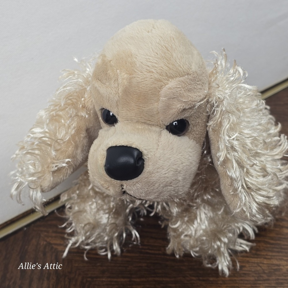 Ganz Webkinz American Cocker Spaniel Plush Dog Puppy Tan No Code Stuffed Animal
